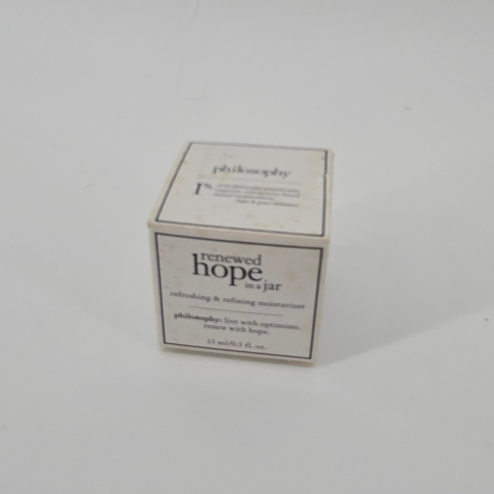 Philosophy Renewed Hope in a Jar Moisturizer Unisex 0.5oz White Refining Cream